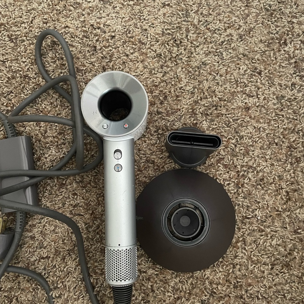 Dyson Hair Dryer in Silver and Gray